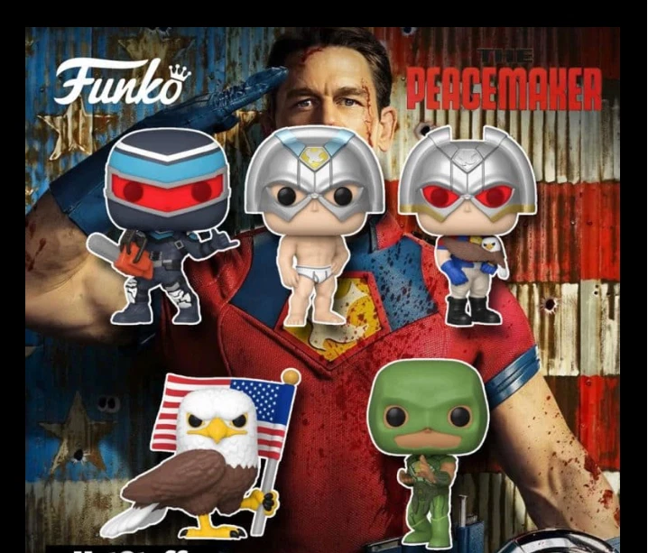 Funko Pop! Peacemaker Wave 1 (2x Peacemaker, Judomaster, Vigulate, Eagly)