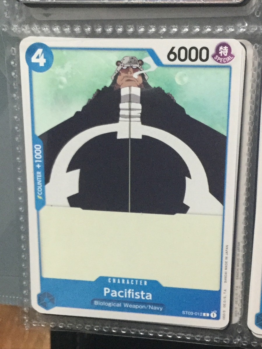 one piece tcg pacifista deck Card Game: Starter Ex- Luffy & Ace ST30 : Target The item may be similar but not exactly the same as the image (e.g Pacifista [Super Pre-release] ST03-012 Prices