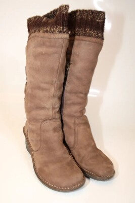 UGG Australia Uggs Womens Skyfall Knit Shearling Leather Winter