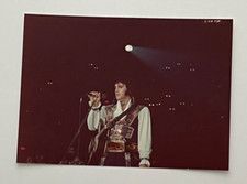 ELVIS PRESLEY ORIGINAL VINTAGE KODAK PHOTO ASHEVILLE, NC. JUL. 23 1975