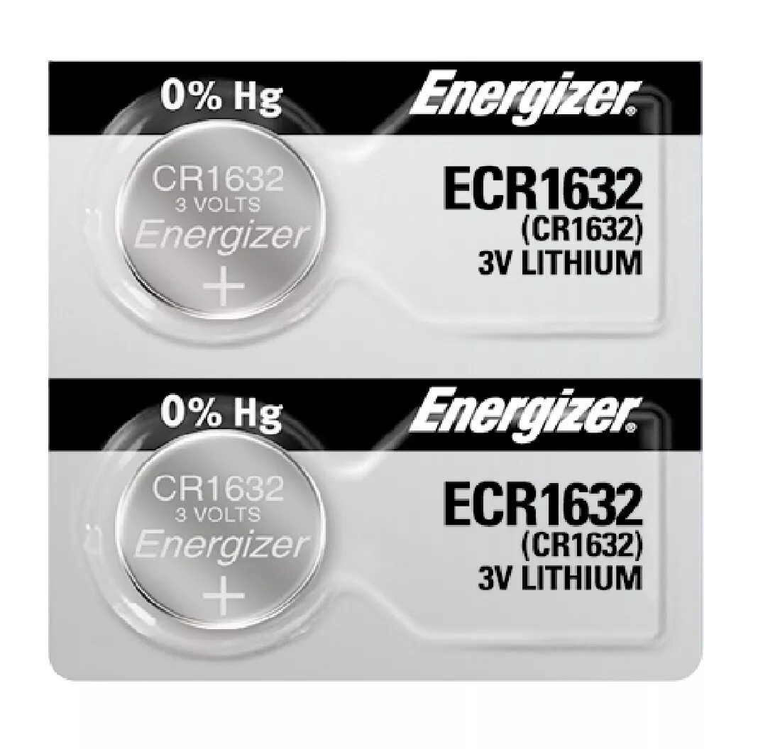 Glad fysiek troon 2 PACK FRESH ENERGIZER CR1632 ECR1632 1632 3V Lithium Coin Battery Expire  2031 39800040961 | eBay