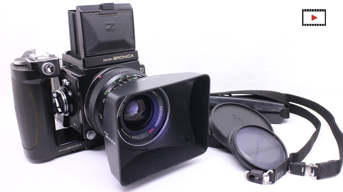 N,MINT] Zenza Bronica ETR Film Camera w/Zenzanon MC 50mm F2