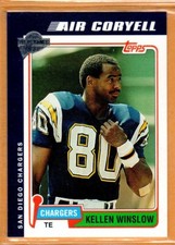 KELLEN WINSLOW-San Diego Charger/2005 Topps Fan Favorites Football Card