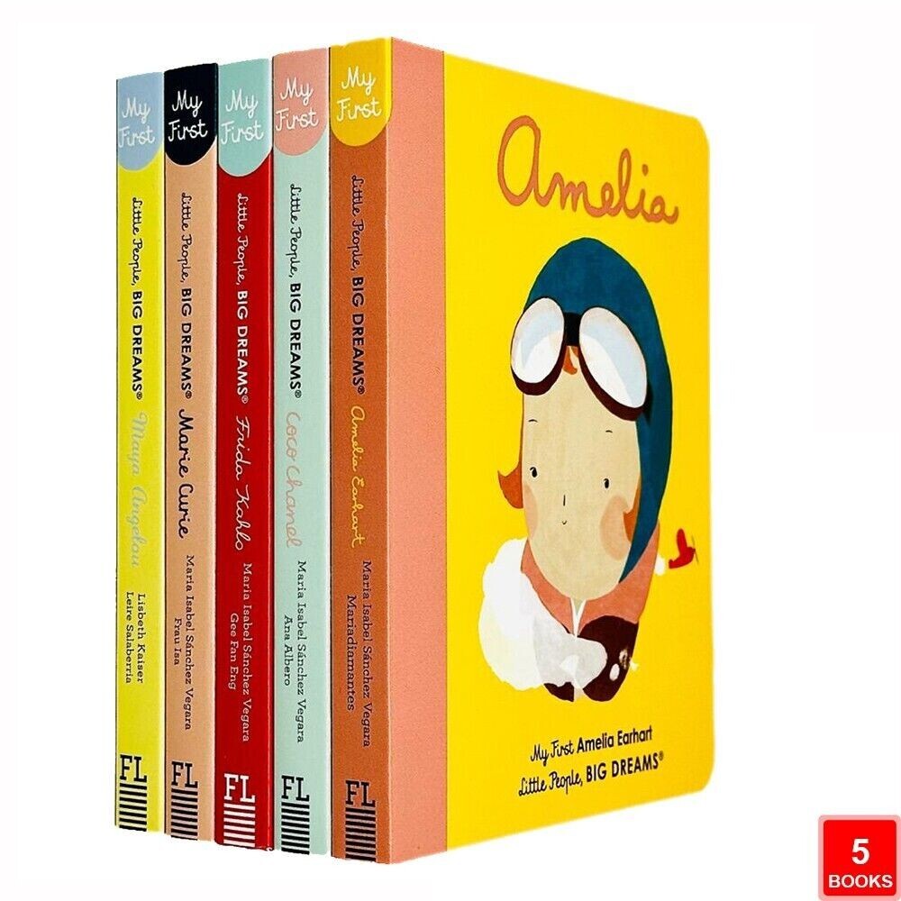 Little People, Big Dreams Series 1: 5 books Collection Set Coco Chanel, Marie - Image 3
