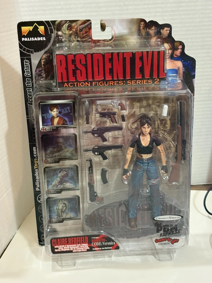 RESIDENT EVIL ACTION FIGURE CODE VERONICA SERIES 2 CLAIRE REDFIELD - Imagem 2 de 4