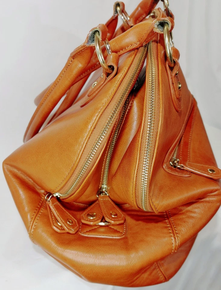 Isoki Madame Polly Double Zip Nappy Diaper Bag Tan - Image 2 of 4