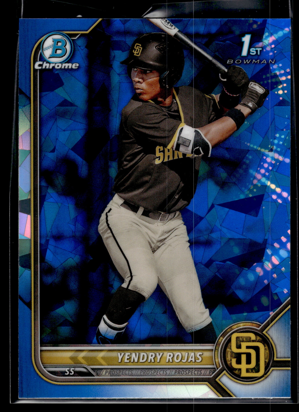 Yendry Rojas 2022 Bowman Chrome Sapphire Edition Card #BCP-178
