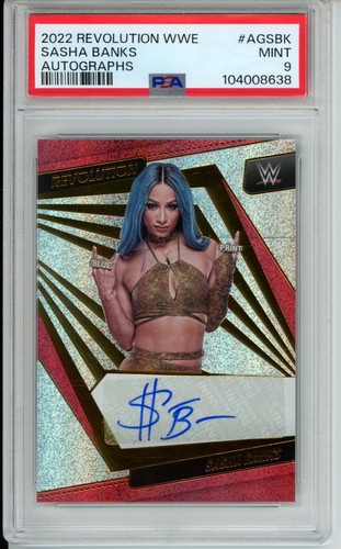 2022 Panini Revolution WWE Autographs Sasha Banks