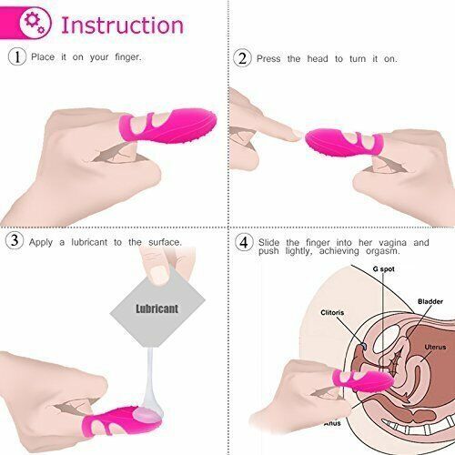 Waterproof-Rose-Vibrator-Clit-Nipple-Sucker-Women-Massager-Toy-use Lubricant US - Bild 49 von 54