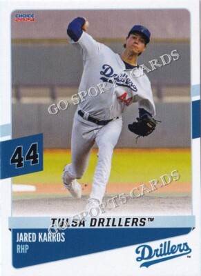 2024 Tulsa Drillers Jared Karros RC Rookie Dodgers Minor League