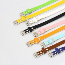 WOMEN'S PLAIN STRAP SKINNY BELT  FAUX LEATHER ADJUSTABLE WAIST BELT