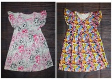 NEW Boutique Princess Cinderella Ariel Snow White Belle Elsa Girls Dress