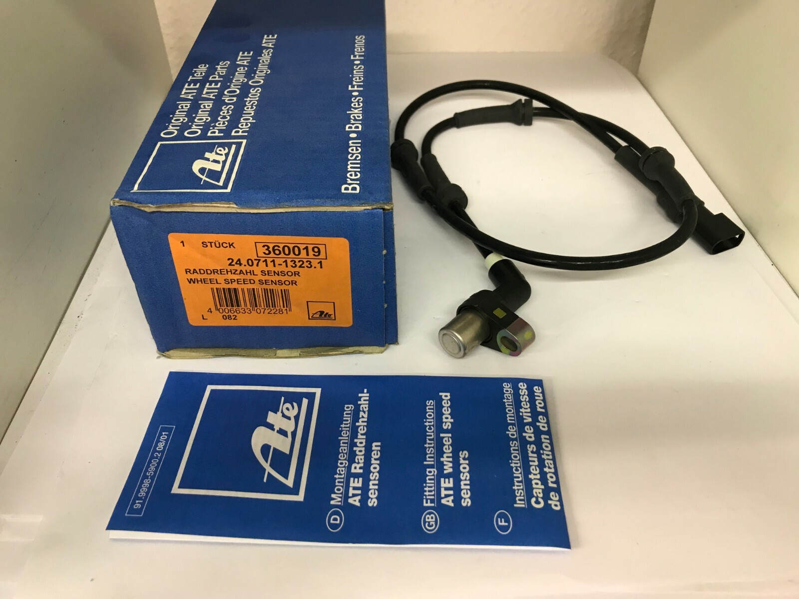 Sensore velocità ruota ATE Sensore ABS Ford Escort VI VII Ford Orion 24.0711-...