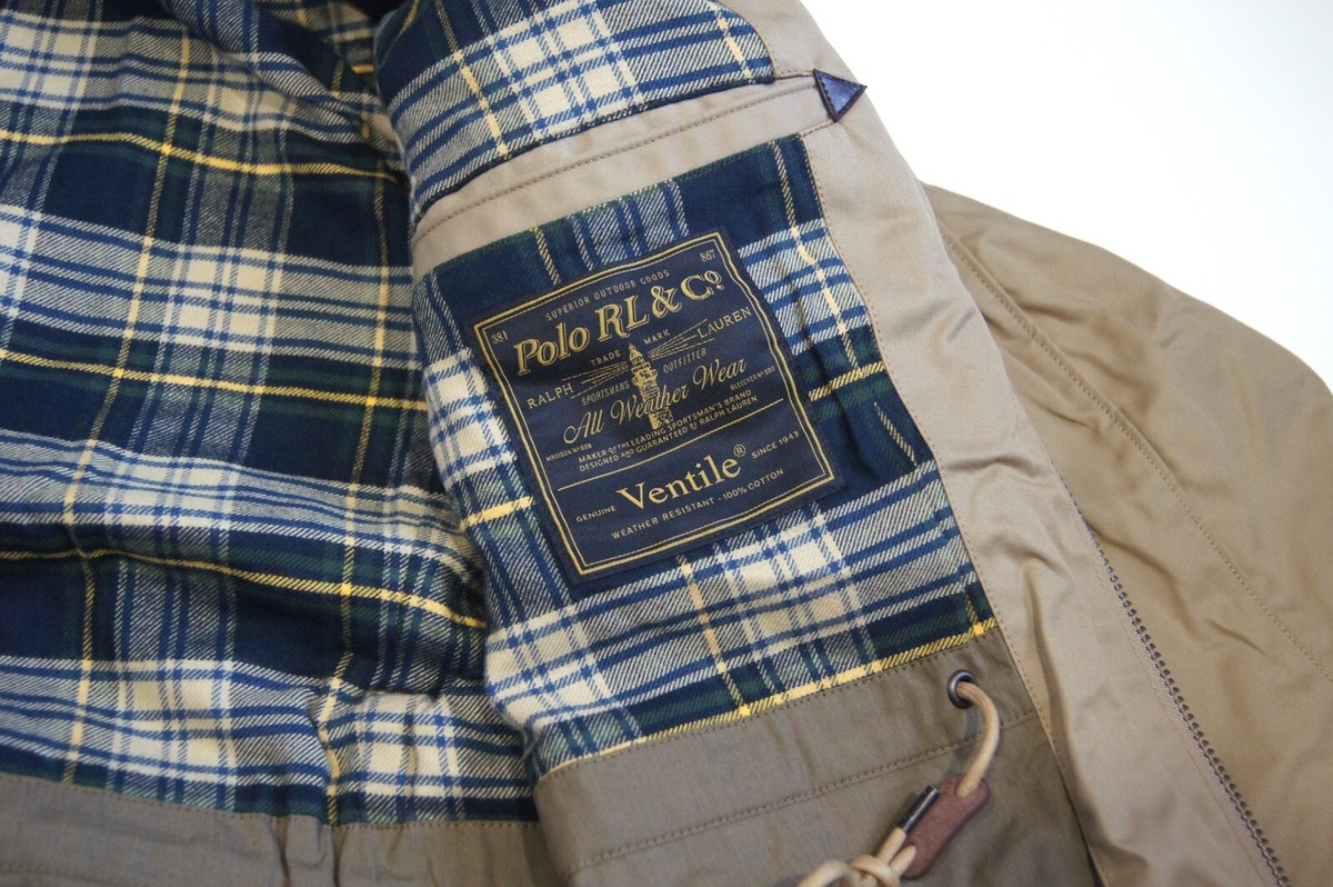 POLO RALPH LAUREN Men's Beige Ventile Twill Cotton Bike Belted