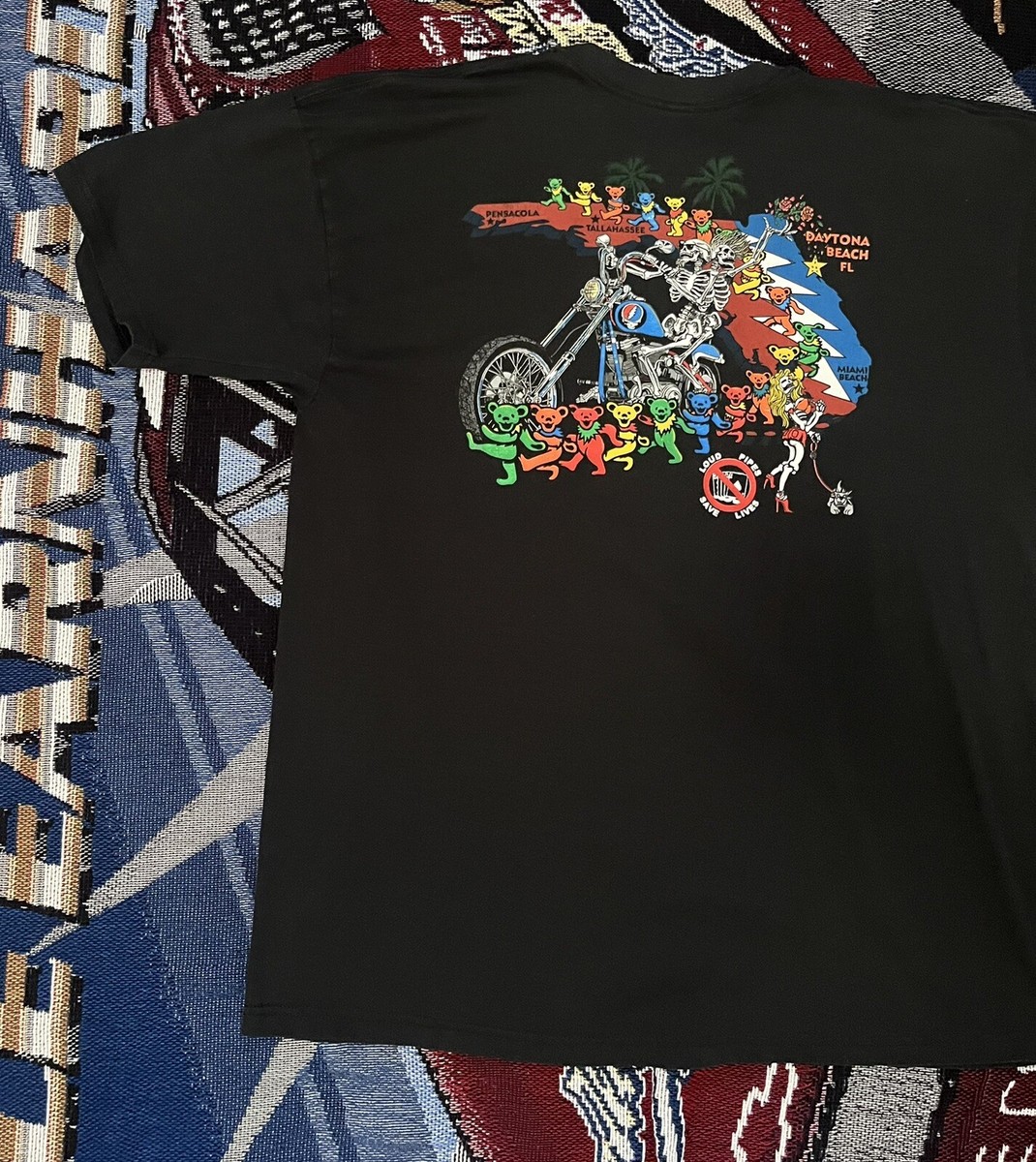 Vintage Grateful Dead Shirt Motorcycle Harley Davidson FL Vintage Grateful Dead Shirt Motorcycle Harley Davidson FL