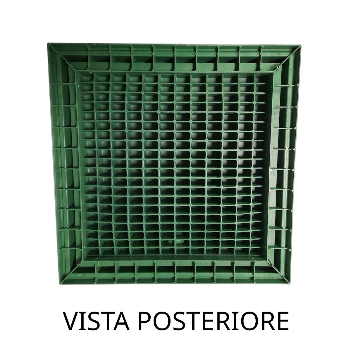 POZZETTO CHIUSINO PVC CARRABILE 30X30 CM CON COPERCHIO GRIGIO - LADOGANA GROUP SRL