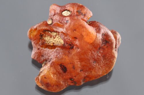 Genuine BALTIC AMBER Large Stone Nugget Piece with NATURAL HOLE 17g 230307-5 - Picture 1 of 6