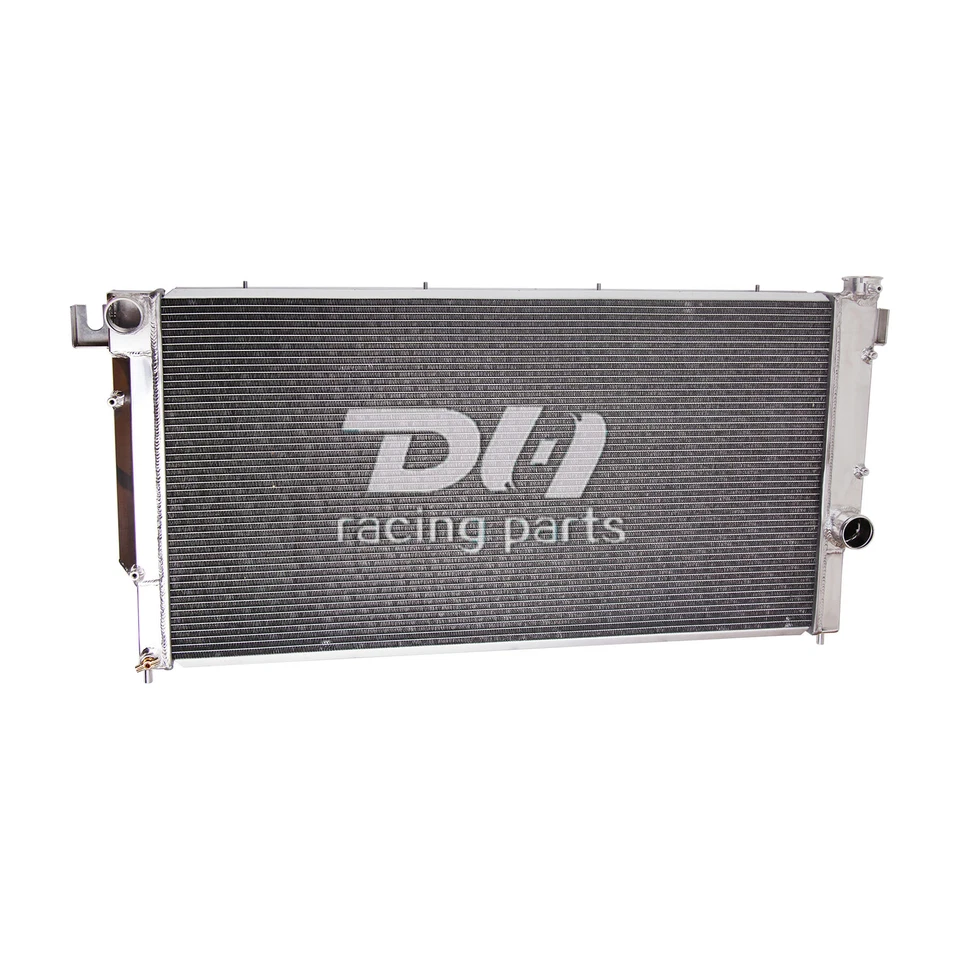 Radiador de 4 filas + ventiladores delgados de cubierta para Dodge Ram 2500 3500 1994-2002 5,9 L diésel L6 Foto 3 de 4