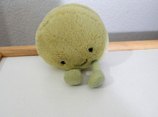 JELLCAT Pistachio Macaron Amuseables Max Green Plush Toy with Cordy Feet