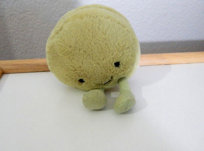 JELLCAT Pistachio Macaron Amuseables Max Green Plush Toy with Cordy Feet