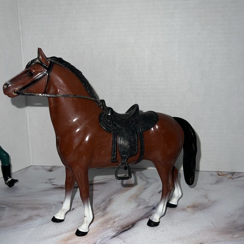Vintage Hartland Wyatt Earp Cowboy Figure with Bay Horse - Picture 13 of 14