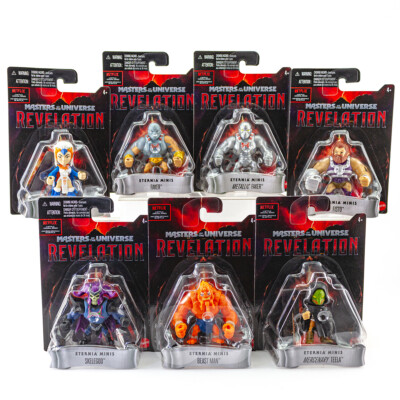 Masters of the Universe: Revelation Eternia Minis 8 cm Figuren - 7 Figuren Set