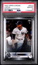 2022 Topps Chrome - Rookie Autographs Luis Gil #RA-LG (AU, RC) PSA 10