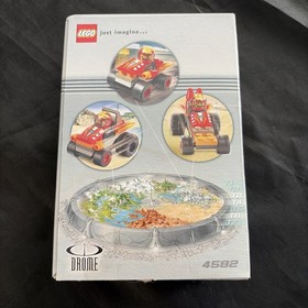 LEGO Racers Red Bullet (4582)  R.E.D driver minifigure /Car w pullback motor 29p