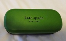NEW Kate Spade New York Sunglasses Hard Case Green With Microfiber Cloth