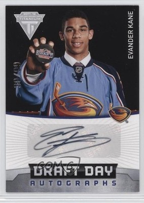 2011-12 Panini Titanium Draft Day 30/99 Evander Kane #21 Auto 2a8