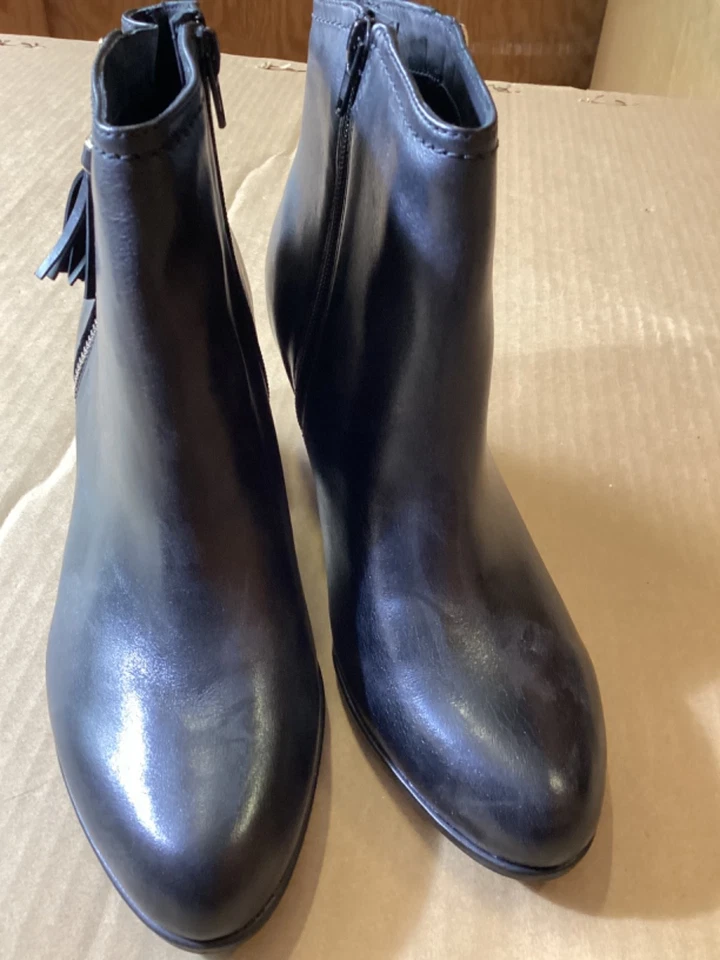 Botines Isaac Mizrahi Julian Borla Negros Talla 9 Excelente Estado Foto 4 de 4