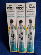 3x NINJA Thirsti 60L CO² SODA SENSE Canister...