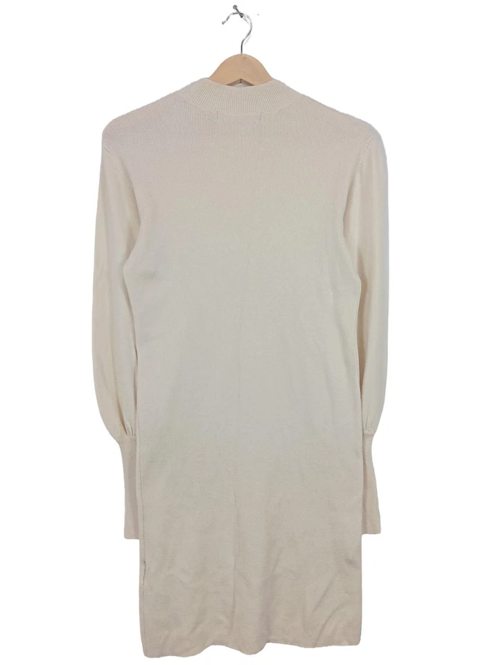 VERO MODA Vestido tipo jersey Mujeres Vestido Talla EU 36 crema look casual - Imagen 2 de 4