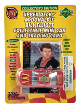 1995 Racing Champions Upper Deck-McDonald  s Bill Elliott Mini Car Card NIP