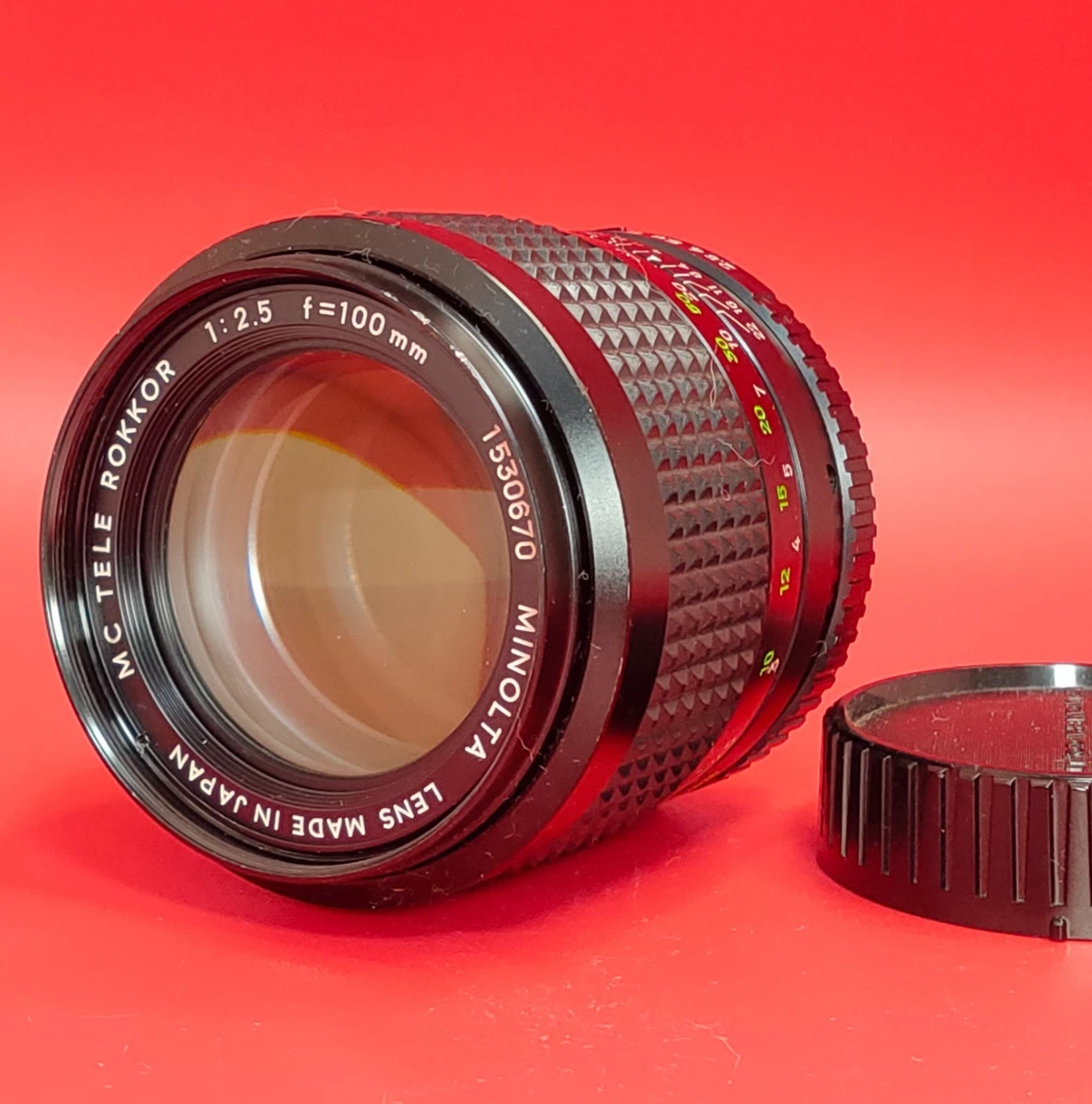 希少【整備済】ミノルタ MC ROKKOR 100mm F2 627 Minolta Rokkor-pf 100mm2.0 ミノルタの女王 希少 Minolta Rokkor-pf
