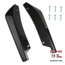 2PCS Rear Bumper Lip Splitter Canard Diffuser Spoilers, Car Side Fenders Black