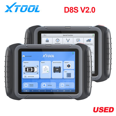 USED XTOOL D8S Bidirectional Full System Scanner Diagnostic Too Topology map FCA