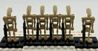 LEGO Star Wars 6x B1 Battle Droids Lot - Silver Blasters Separatist New SW0001C