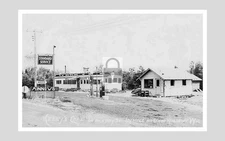 Kelley's Cafe Diner & Gas Station Woodruff Wisconsin WI - Reprint