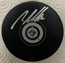 NINO NIEDERREITER AUTOGRAPH SIGNED WINNIPEG JETS HOCKEY PUCK NHL AUTO