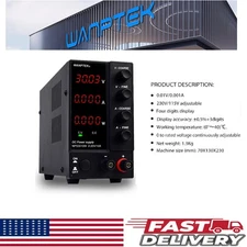 30V 60V 6A 10A Adjustable DC Power Supply Lab Variable Regulated Bench Switching