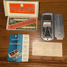 Antique Rolls Razor 1920s  Made In England Has Original Box W/Instructions