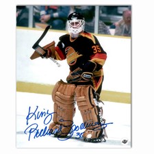 Richard Brodeur Autographed Vancouver Canucks Home 8x10 Photo