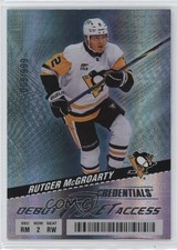 2024 Upper Deck Credentials Debut Ticket Access /999 Rutger McGroarty #112 11k6