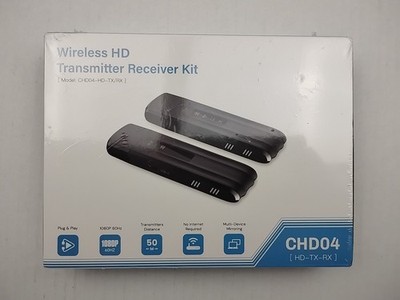 Wireless HDMI Transmitter and Receiver 2025 Upgraded LED Display 4K Decode 