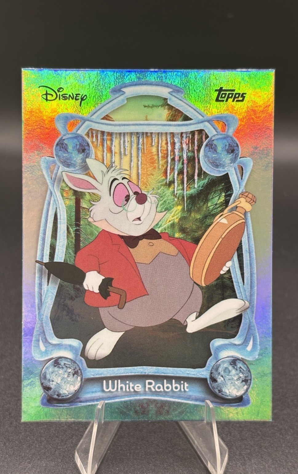 2025 Topps Disney Wonder Foil Card- White Rabbit #21 - Alice In Wonderland