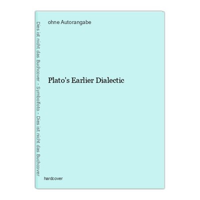 Plato's Earlier Dialectic