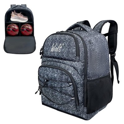 WOLT Bowling Ball Bag,2 Ball Bowling Backpack with Protective Foam Padded & S...
