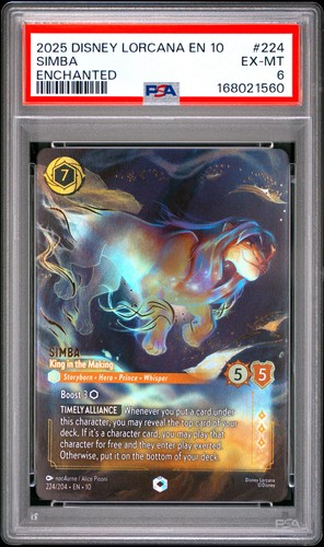 Simba - King in the Making graded PSA 6 for sale on eBay