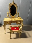 Vintage Barbie 1963 Susy Goose Vanity with  Mirror and Bench